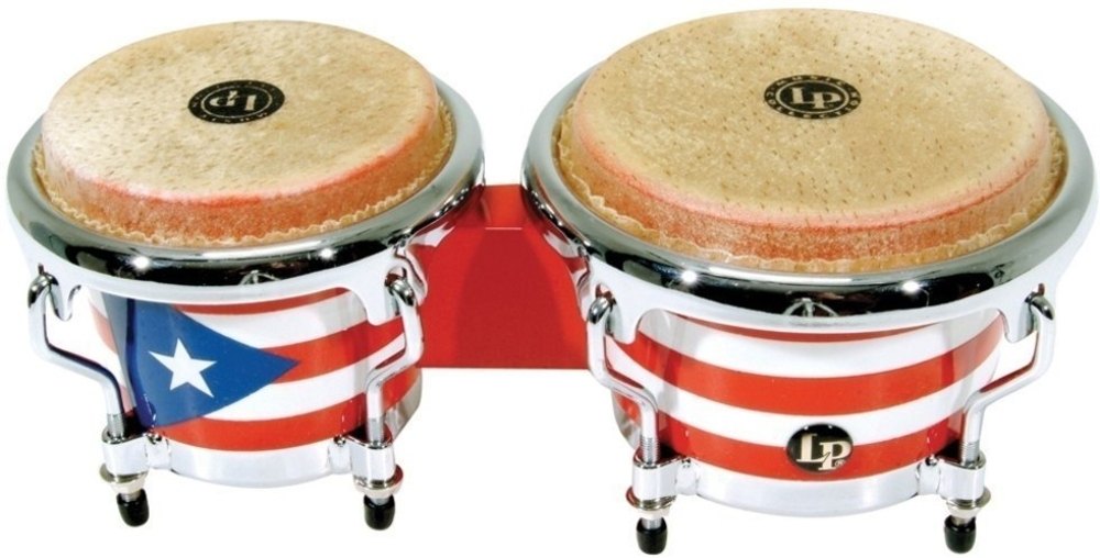 LP Bongo Mini afinable Bandera Puerto Rico, LPM199-PR Bongo Mini afinable Bandera Puerto Rico
