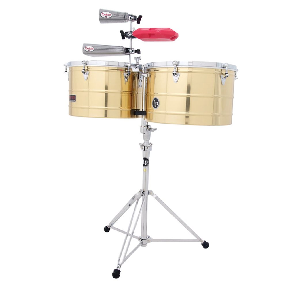 LP Timbales Prestige Thunder Timbs Solid Bronze, LP1516-BZ Timbales Prestige Thunder Timbs Solid Bronze