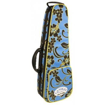Lanikai uz0127 funda ukelele concierto floral con bolsillo exterior