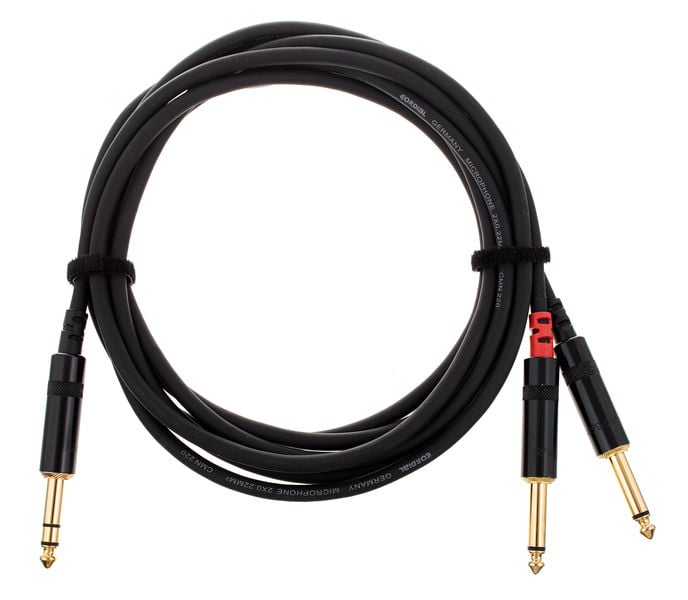 Cordial CFY 3 VPP Cable 2 Jack Mono Macho y Jack Stereo Macho 3 Metros CFY 3 VPP