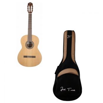 Jose torres pack jtc-5 sb + funda jtb-10 pack de guitarra clasica y funda