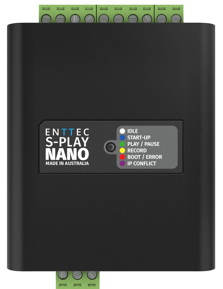 ENTTEC S-Play Nano Grabador DMX S-Play Nano Grabador DMX
