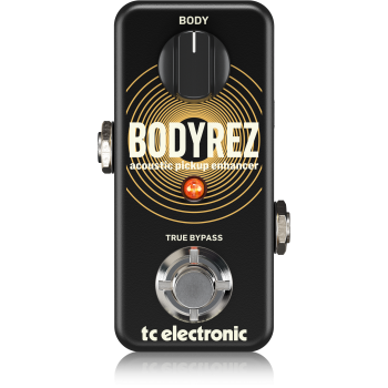 Tc electronic bodyrez acoustic pickup enhancer, pedal de efectos