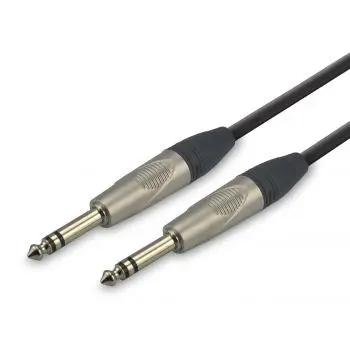Audibax Pro Cable Jack Stereo a Jack Stereo 3 Metros Negro