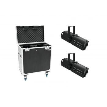 Eurolite set 2x led pfe-100 rgbw + case