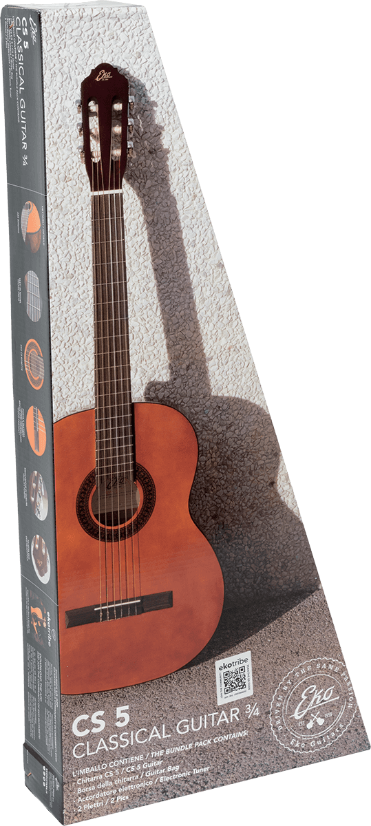 Eko CS-5 Natural Pack Guitarra Clasica con Funda PACK CS-5 NATURAL