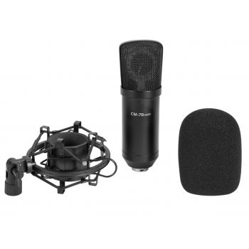 Omnitronic mic cm-78mk2 microfono de condensador de diafragma grande