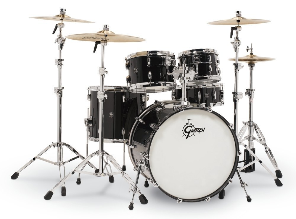 Gretsch Drums RN2-E8246-PB Set Renown Maple Bombo 22 4 Piezas Piano Black Set Renown Maple Bombo 22 4 Piezas Piano Black
