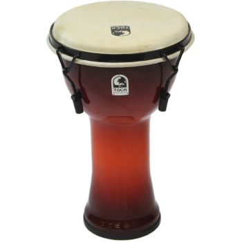Toca percussion sfdmx-12afs african sunset djembe freestyle mechanically tuned