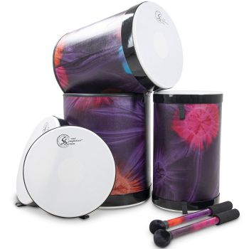 Toca percussion tssndd-3pcwp-fdp djun djun freestyle ii woodstock purple