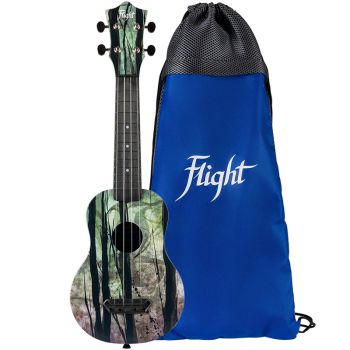 Flight ukelele soprano uts-40 ultra travel series deep forest