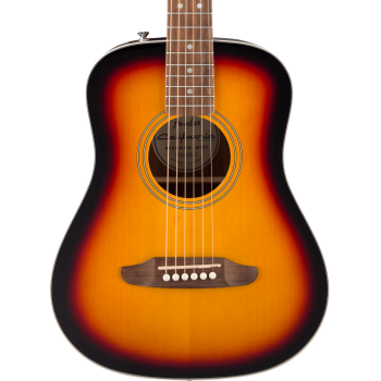Fender california standard redondo mini 3-color sunburst funda incluída