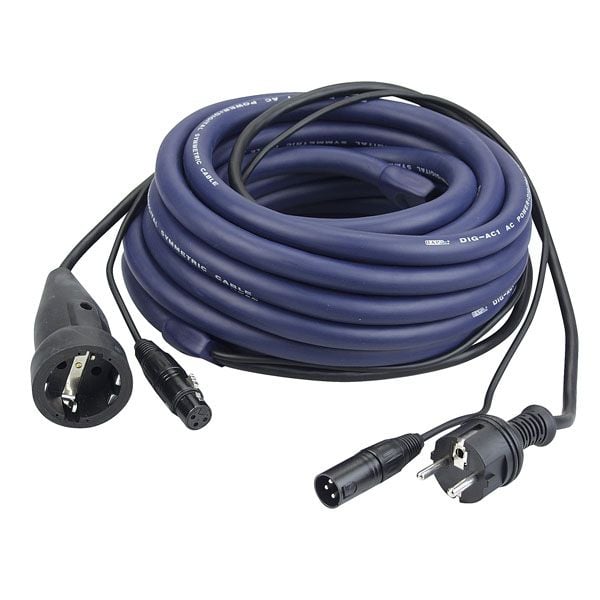 DAP Audio FP05 Cable Schuko XLR de 10 metros FP05 Schuko XLR 10 metros