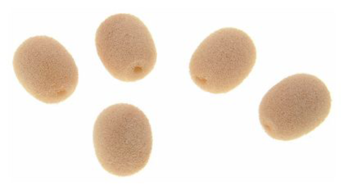 DPA DUA0531F Pack de 5 Antivientos de Espuma Pequeños Beige DUA0531F