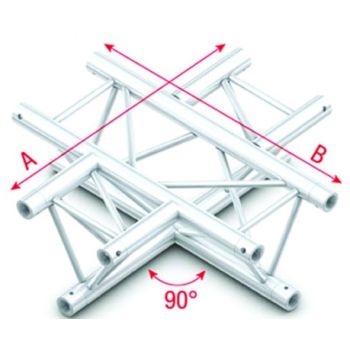 Showtec ft30041 90 4-way horizontal -50cm pro-30 triangle f truss