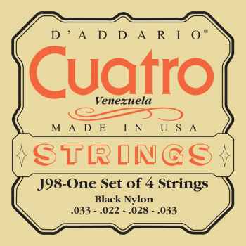 D´addario ej98 cuerdas para cuatro venezuela