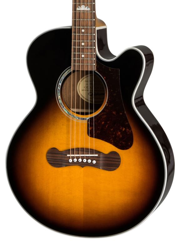 Epiphone J-200 Coupe Studio Parlor Vintage Sunburst Guitarra Electroacústica J-200 Coupe Studio Parlor VS