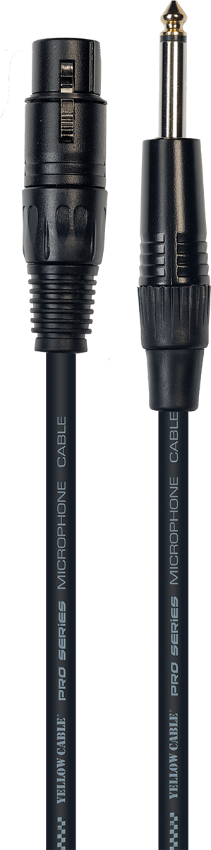 Yellow Cable ECO-M01J Cable de 1 Metro Jack Mono Macho a XLR Hembra ECOM01J