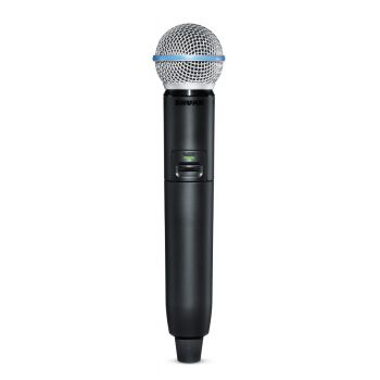 Shure glx-d+ 2p b58 z4 transmisor de mano con cápsula beta58 digital glxd+ 2.4 5ghz