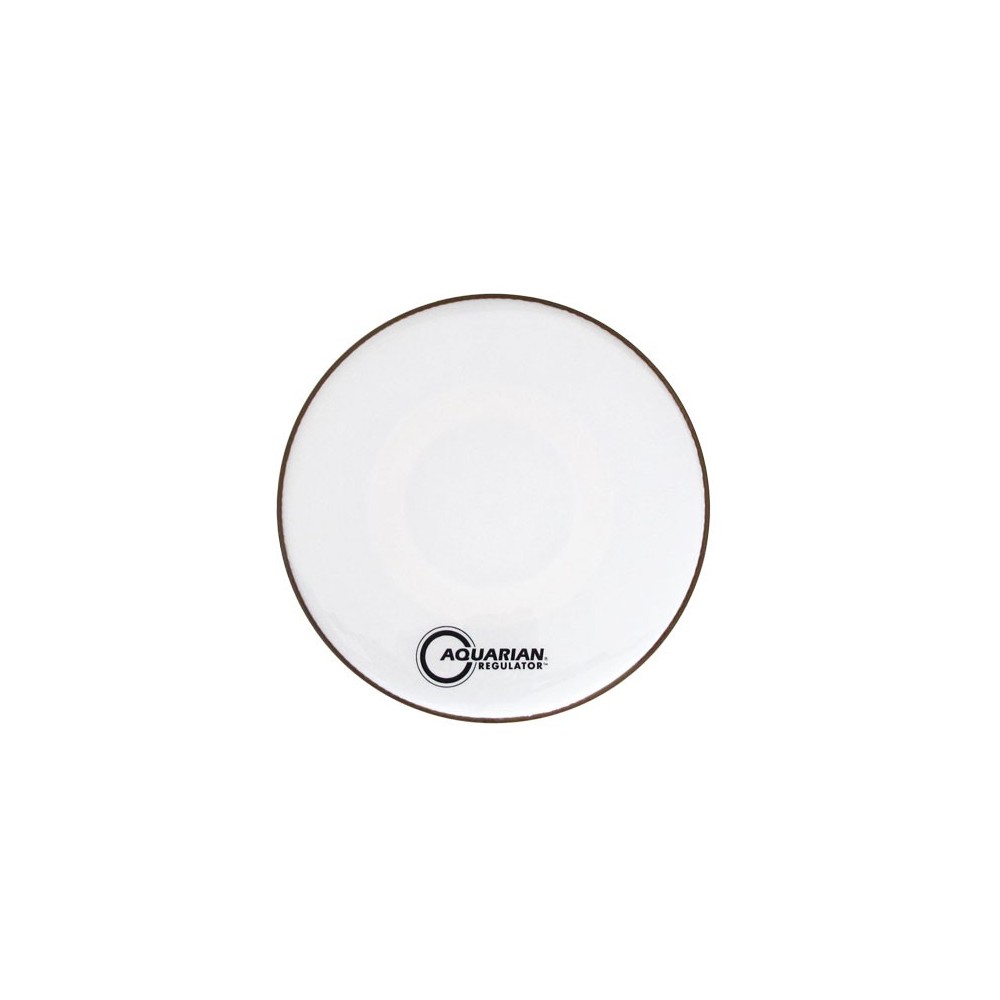 Aquarian Drumheads REGULATOR GLOSS WHITE BD 18 RF18W Parche Para Bombo REGULATOR GLOSS WHITE BD 18 RF18W