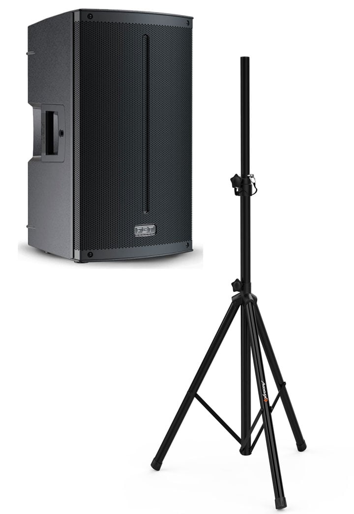 FBT X-LITE 112A Altavoz Amplificado Profesional 1500 Bluetooth + Audibax Neo 131 Soporte para altavoz Profesional Trípode FBT X-LITE 112A Altavoz Amplificado Profesional 15
