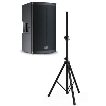 Fbt x-lite 112a altavoz amplificado profesional 1500 bluetooth + audibax neo 131 soporte para altavoz profesional trípode