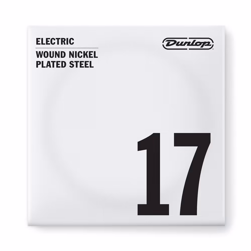 Dunlop cuerda eléctrica nickel entorchada 017