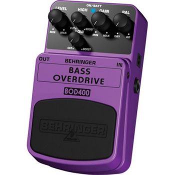 Behringer bod400 pedal bajo efecto overdrive behringer bod-400