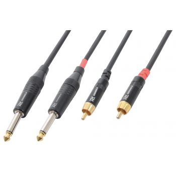 Power dynamics cable 2jack 6.3 mono 2 rca macho 1.5 metros176660