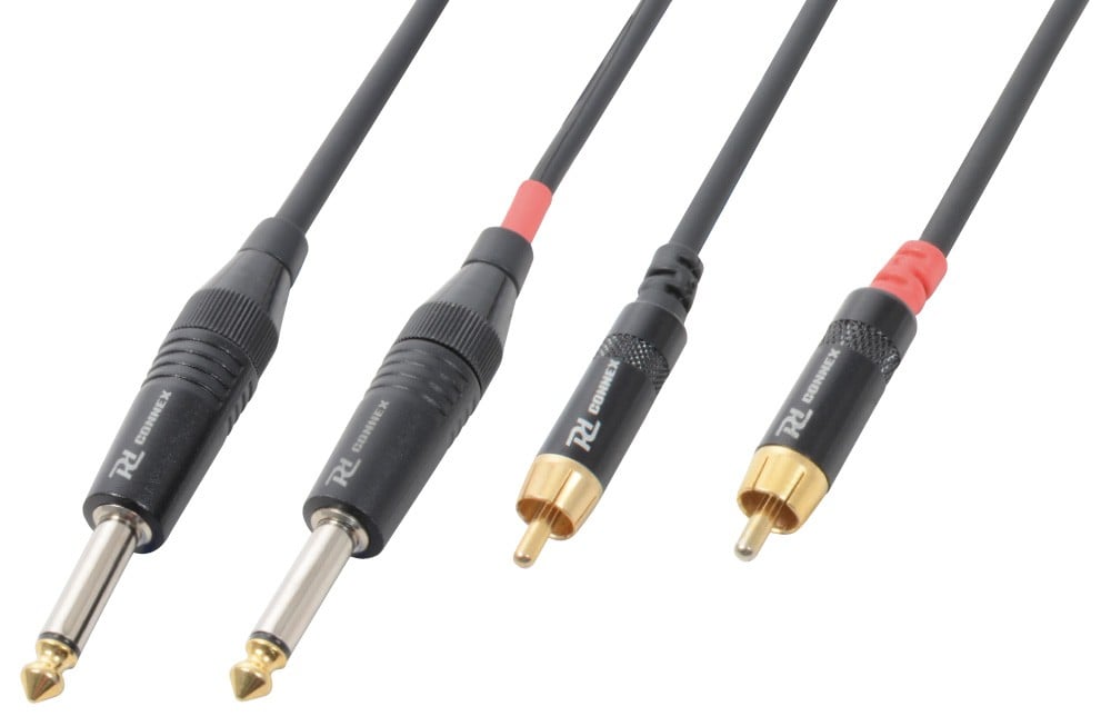 Power Dynamics Cable 2Jack 6.3 Mono 2 Rca Macho 1.5 metros176660 2Jack 6.3 Mono 2 Rca Macho