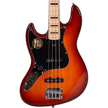 Marcus miller v7 vintage alder-4 left hand tobaco sunburst 2nd gen bajo eléctrico 4 cuerdas
