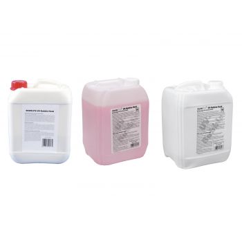 Eurolite set 3 x uv líquido de burbujas 5l amarillo + rojo + azul