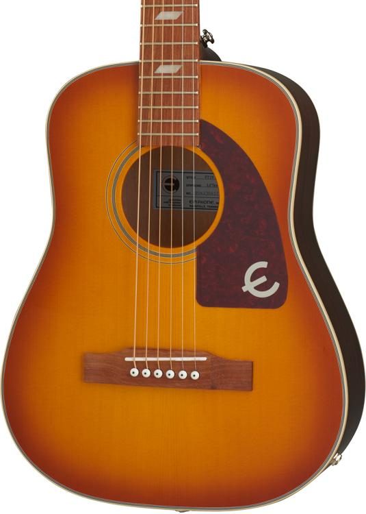 Epiphone Lil Tex Faded Cherry Sunburst Guitarra electro/acústica Lil Tex Faded Cherry Sunburst