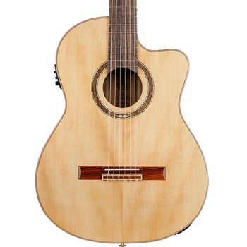 Ortega rce158mn. guitarra electroacústica + funda