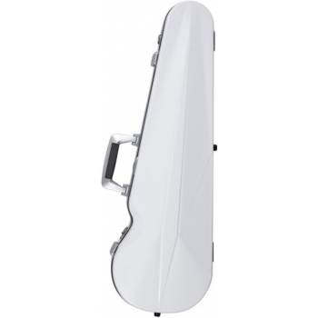 Bam estuche violín sup2002xlws ice supreme hightech forma blanco y plata