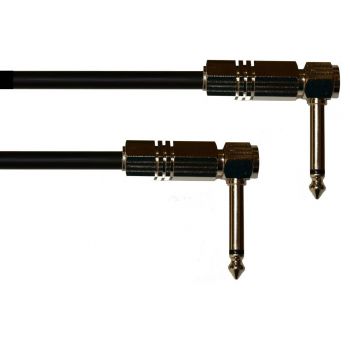 Oqan cable patch qabl jl-002-jl cable jack mono a jack mono en ángulo recto 20cm