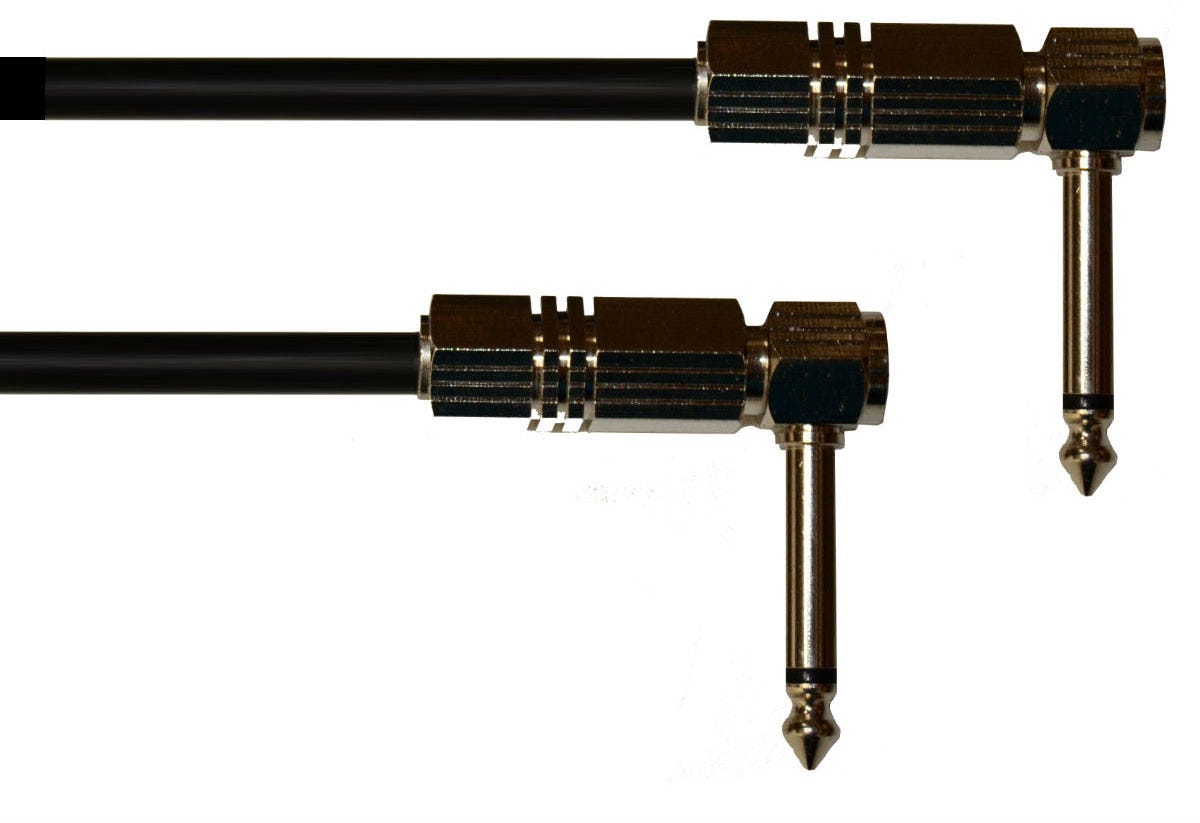 Oqan Cable Patch QABL JL-002-JL Cable Jack Mono a Jack Mono en Ángulo Recto 20cm QABL JL-002-JL
