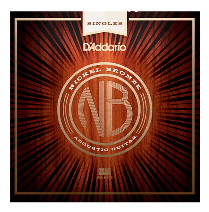 D Addario NB039 Cuerda Enrollado de Guitarra Acústica de Níquel Bronce NB039