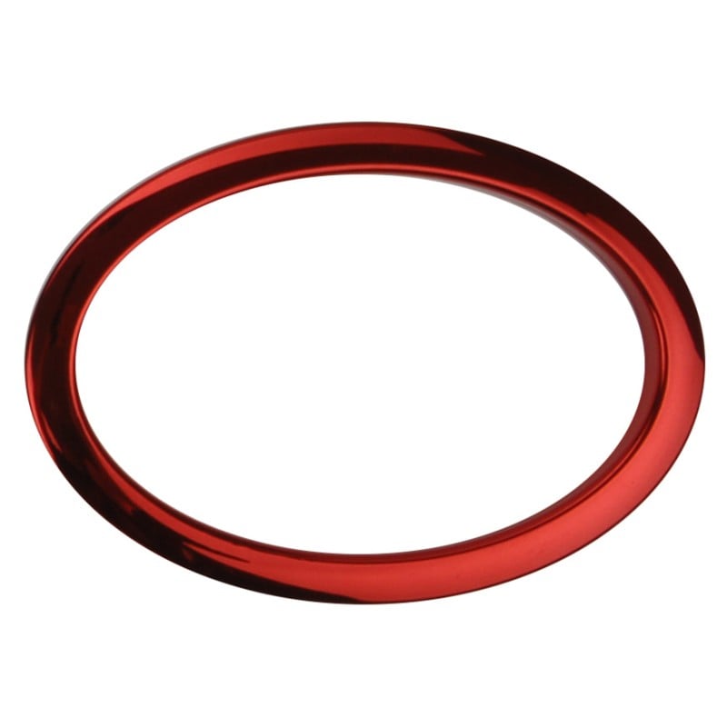 Bass Drum Os HOR6 6" Refuerzo de agujero de parche de bombo Rojo HOR6 6" Red Oval Refuerzo de agujero de parche de