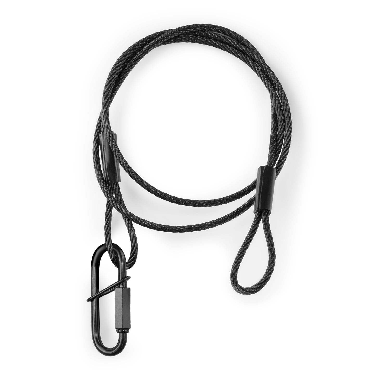 Beamz SAF75 Cable de seguridad 75cm x 3mm 30kg Negro SAF75 Safety Cable 75cmx3mm 30kg BLK