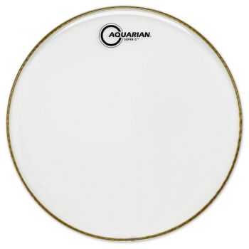 Aquarian drumheads super 2 clear tt 13 s2-13 parches para tom