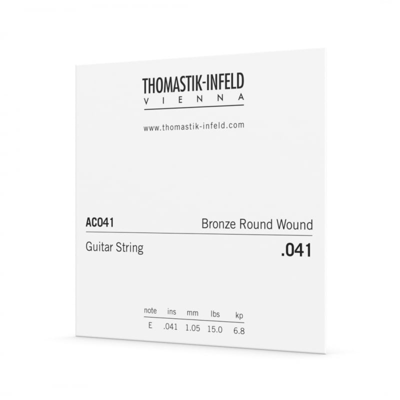 Thomastik Cuerda de guitarra acústica Plectrum 6ª Mi AC041 ACCGPLACAC041