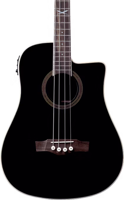 Eko geanxt-b100cwe-blk bajo acústico dreadnought cutaway electro negro