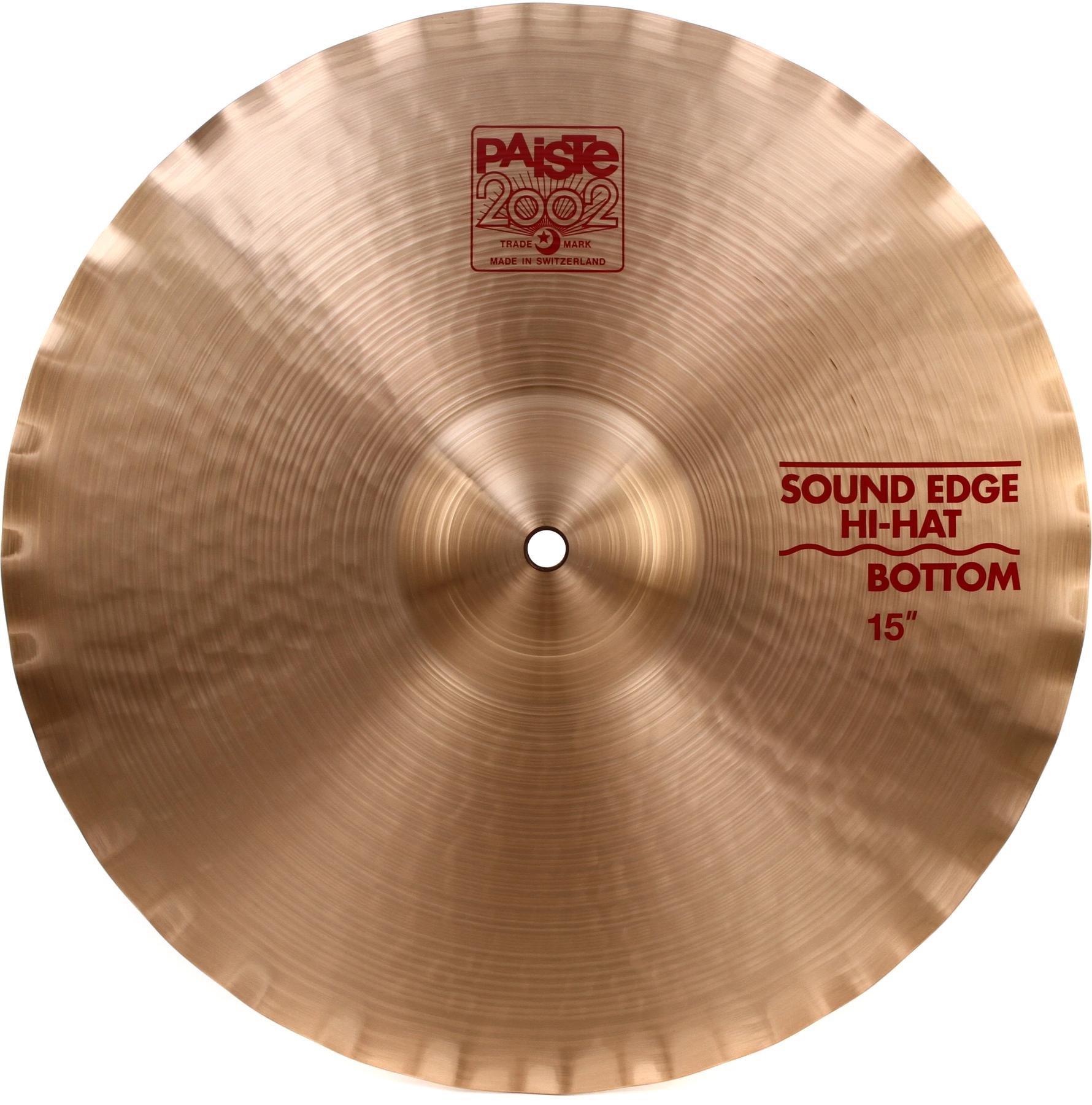 Paiste 2002 15" Sound Edge Hi-Hat Bottom 2002 Sound Edge HiHat Bot 15