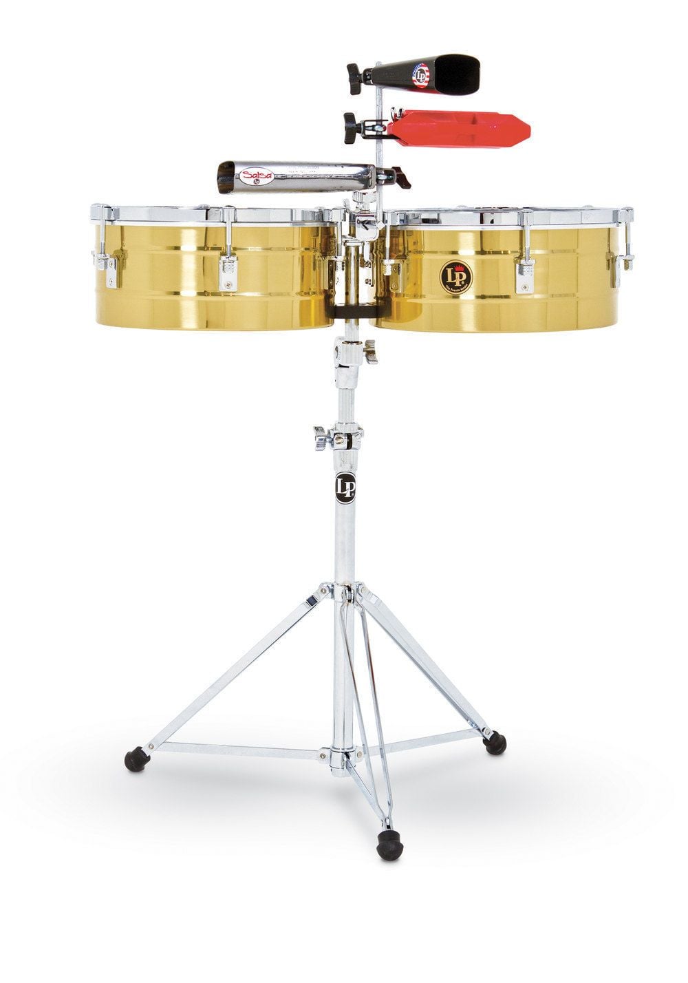 LP Timbales Tito Puente Solid Brass 12"/13", LP255-B Timbales Tito Puente Solid Brass
