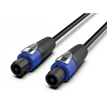 Audibax silver cable speakon a speakon 20 metros