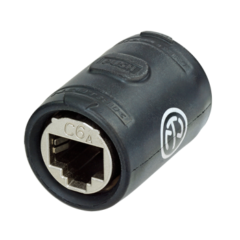Neutrik ne8ffx6-w adaptador ethercon de alimentación para extensiones de cable