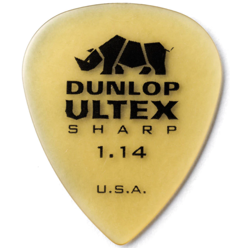 Dunlop Ultex Sharp de 1,14 mm Pack 6 Un. 433P114