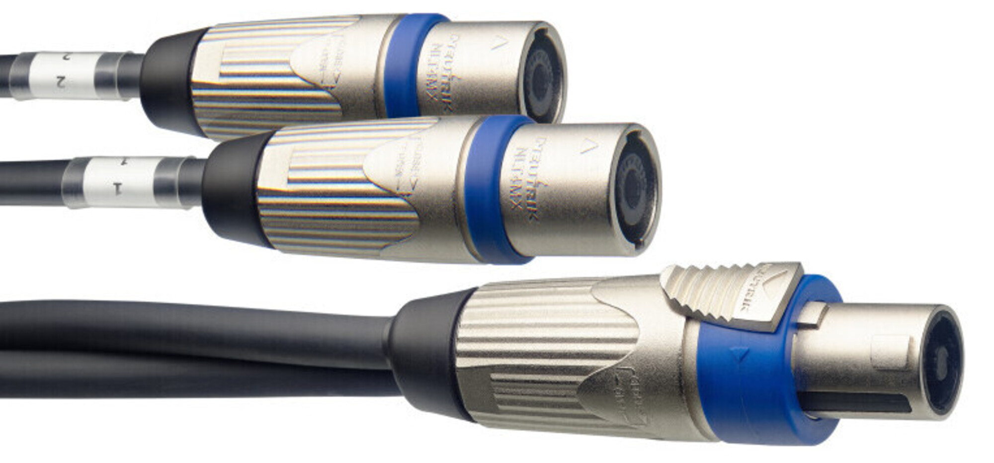Stagg Divisor SpeakON de la Serie X Cable de Altavoz de 1m-2.5 4Pines/2xSpeak XYC1-SF2SM25C