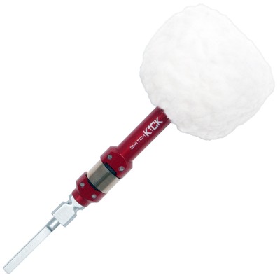 Ahead AHSKVBS Vintage BOMBER Beater Maza de bombo AHSKVBS Vintage BOMBER Beater, White Fleece over H